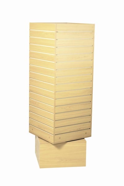 Wide Rotating Slatwall Towers - Eddie's Hang-Up Display Ltd.