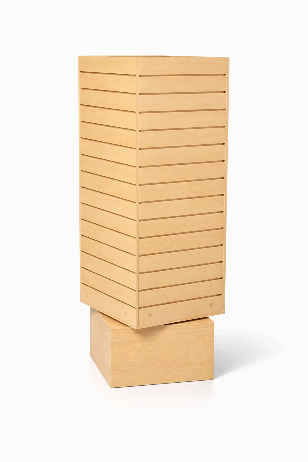 Wide Rotating Slatwall Towers - Eddie's Hang-Up Display Ltd.