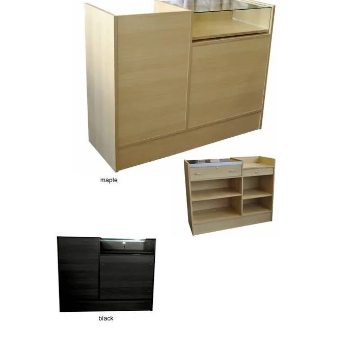 Cash Stand Counter & Jewellery Display Case Combo | 48” - Eddie's Hang-Up Display Ltd.