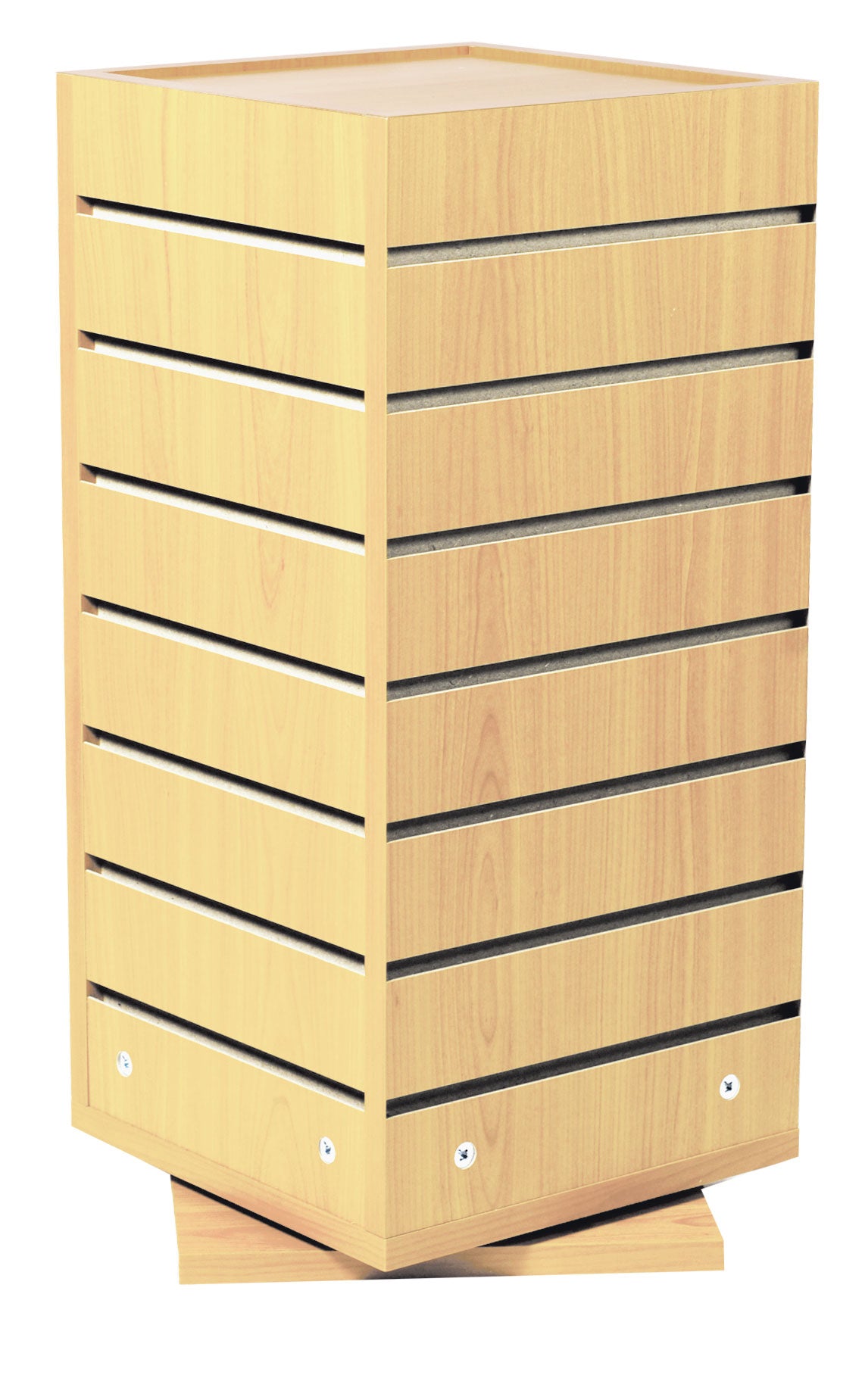 Countertop Rotating Slatwall Towers - Eddie's Hang-Up Display Ltd.