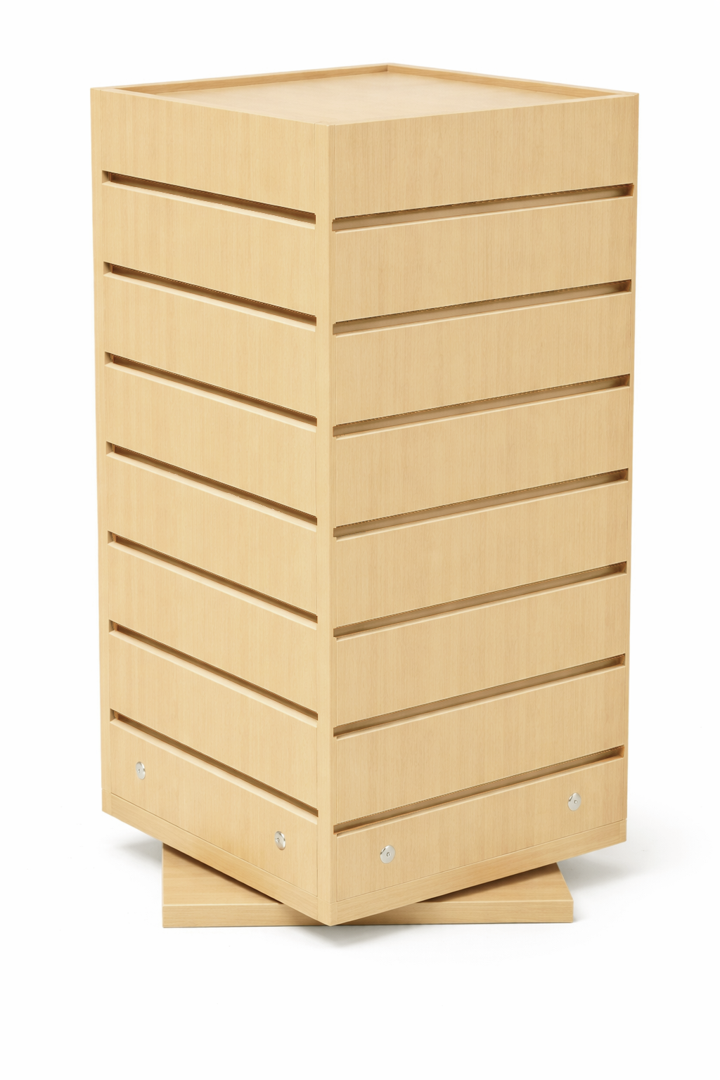 Countertop Rotating Slatwall Towers - Eddie's Hang-Up Display Ltd.