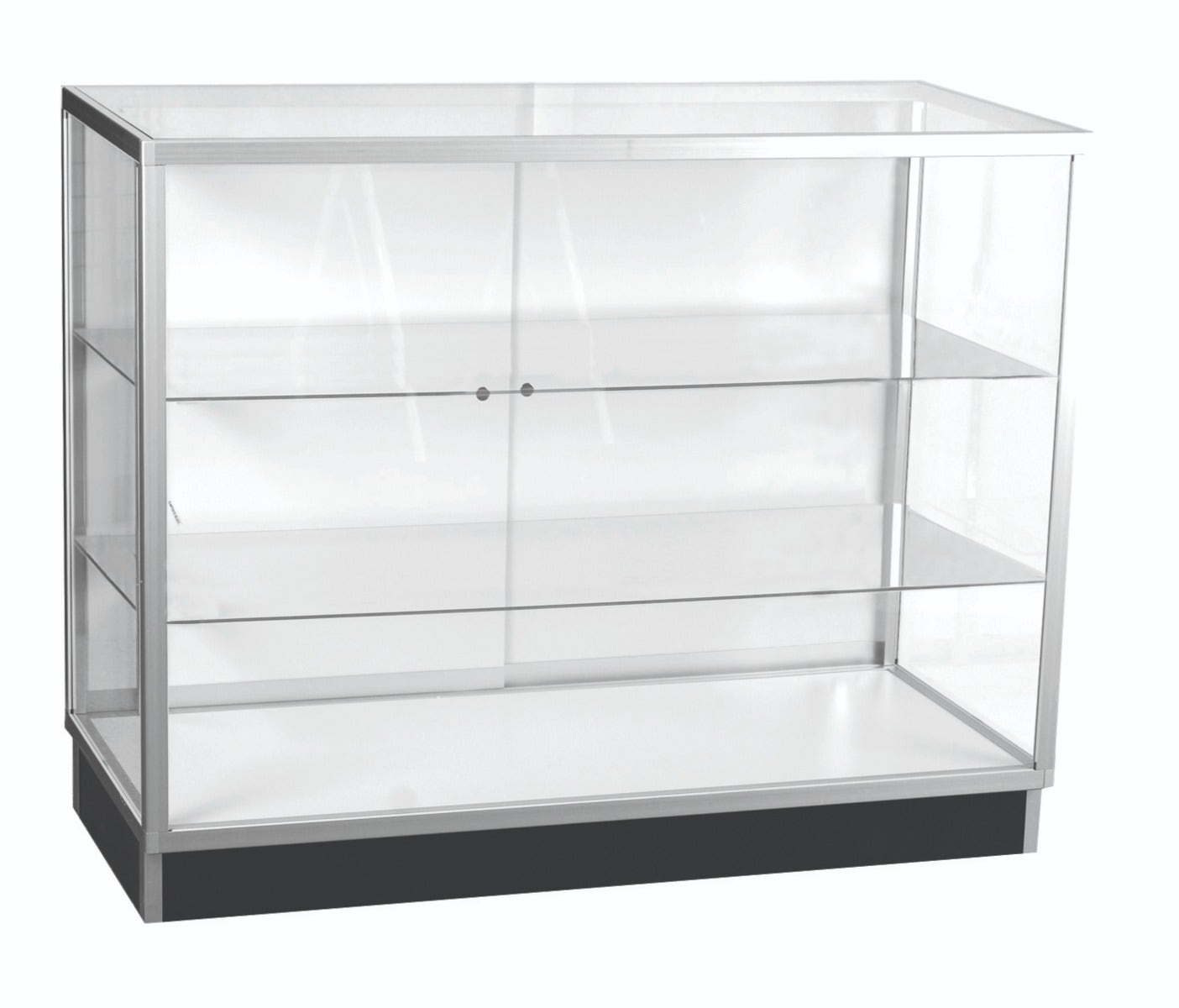 Glass Retail Counter & Display Case | Clear Vision | 4ft & 6ft - Eddie's Hang-Up Display Ltd.