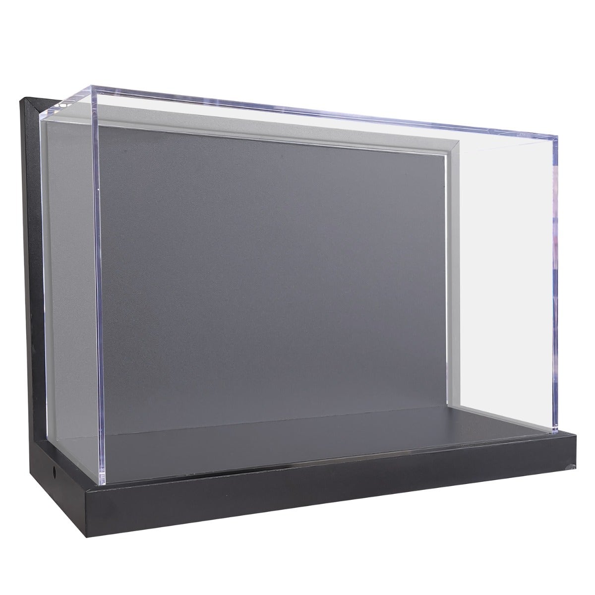 Wall Mounted Display Case | Secured Acrylic Top | 18