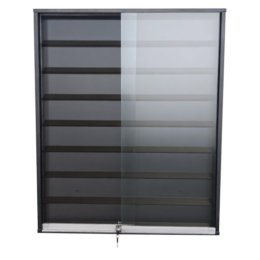 Slatwall Mounted Trading Card Display Case | 34