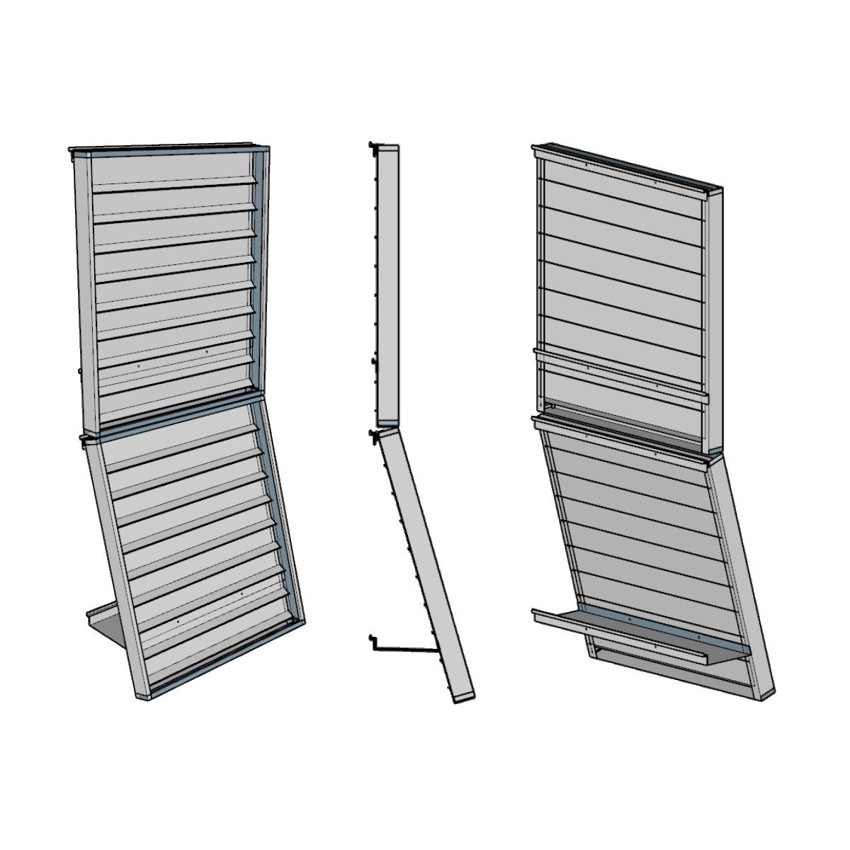 Incline Mounting Bracket for Trading Card Display Case