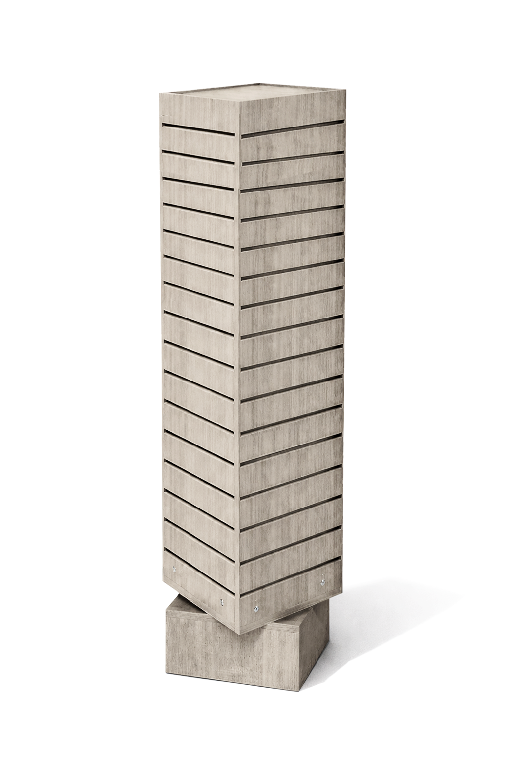 Rotating Slatwall Towers - Eddie's Hang-Up Display Ltd.