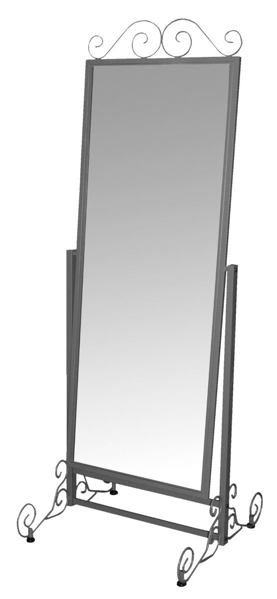 Swirl Line Floor Standing Mirror