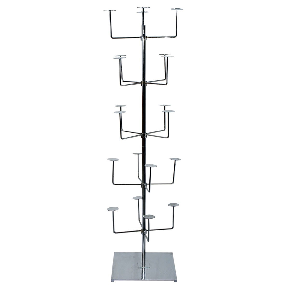 20 Arm Hat Rack - Chrome