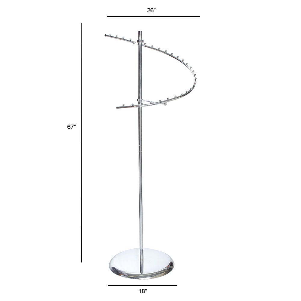 Spiral Clothing Racks - Eddie's Hang-Up Display Ltd.