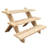Wooden 3 Step Product Riser
