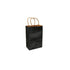 Black 100% Recycled Kraft Paper Bags With Handles - Eddie's Hang-Up Display Ltd.