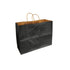 Black 100% Recycled Kraft Paper Bags With Handles