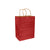 Scarlet Red 100% Recycled Kraft Paper Bags With Handles - Eddie's Hang-Up Display Ltd.