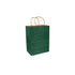Forest Green 100% Recycled Kraft Paper Bags With Handles