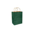 Forest Green 100% Recycled Kraft Paper Bags With Handles - Eddie's Hang-Up Display Ltd.