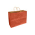 Terra Cotta Orange 100% Recycled Kraft Paper Bags With Handles