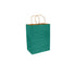 Aqua Teal 100% Recycled Kraft Paper Bags With Handles