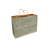 Silver Pewter 100% Recycled Kraft Paper Bags With Handles