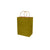 Metallic Gold 100% Recycled Kraft Paper Bags With Handles - Eddie's Hang-Up Display Ltd.