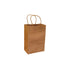 100% Recycled Paper Shopping Bags | Kraft Brown | Twisted Paper Handles