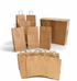 100% Recycled Paper Shopping Bags | Kraft Brown | Twisted Paper Handles | Case Lots - Eddie's Hang-Up Display Ltd.