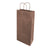 100% Recycled Paper Shopping Bags | Kraft Brown | Twisted Paper Handles
