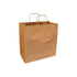 100% Recycled Paper Shopping Bags | Kraft Brown | Twisted Paper Handles