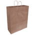 Sacs à provisions en papier 100 % recyclé | Brun kraft | Poignées en papier torsadées