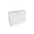 50% Recycled Paper Shopper Bags | Kraft White | Twisted Paper Handles - Eddie's Hang-Up Display Ltd.