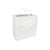 50% Recycled Paper Shopper Bags | Kraft White | Twisted Paper Handles - Eddie's Hang-Up Display Ltd.