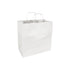 50% Recycled Paper Shopper Bags | Kraft White | Twisted Paper Handles