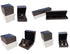 Hinged Jewellery Boxes | Grey Mesh Pattern - Eddie's Hang-Up Display Ltd.