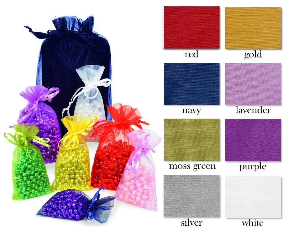 Organza Bags | Solid Colours - Eddie's Hang-Up Display Ltd.