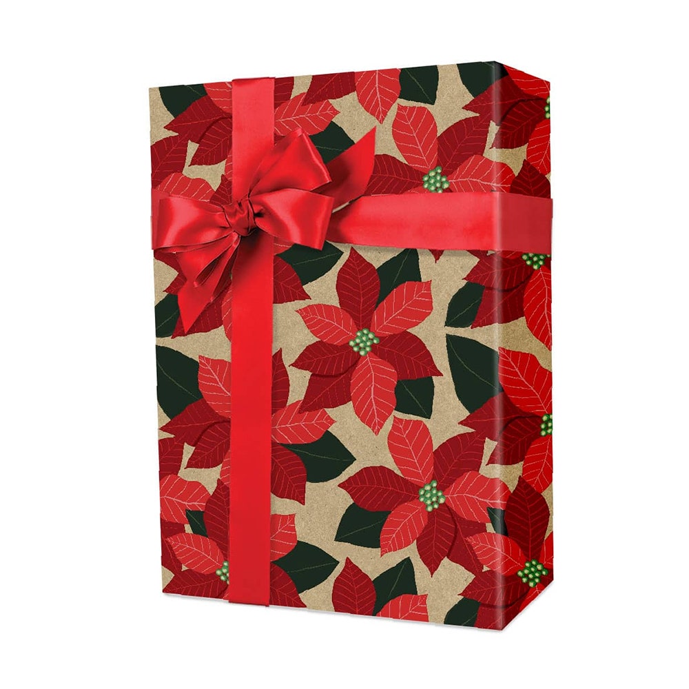 Field Of Poinsettias Gift Wrap