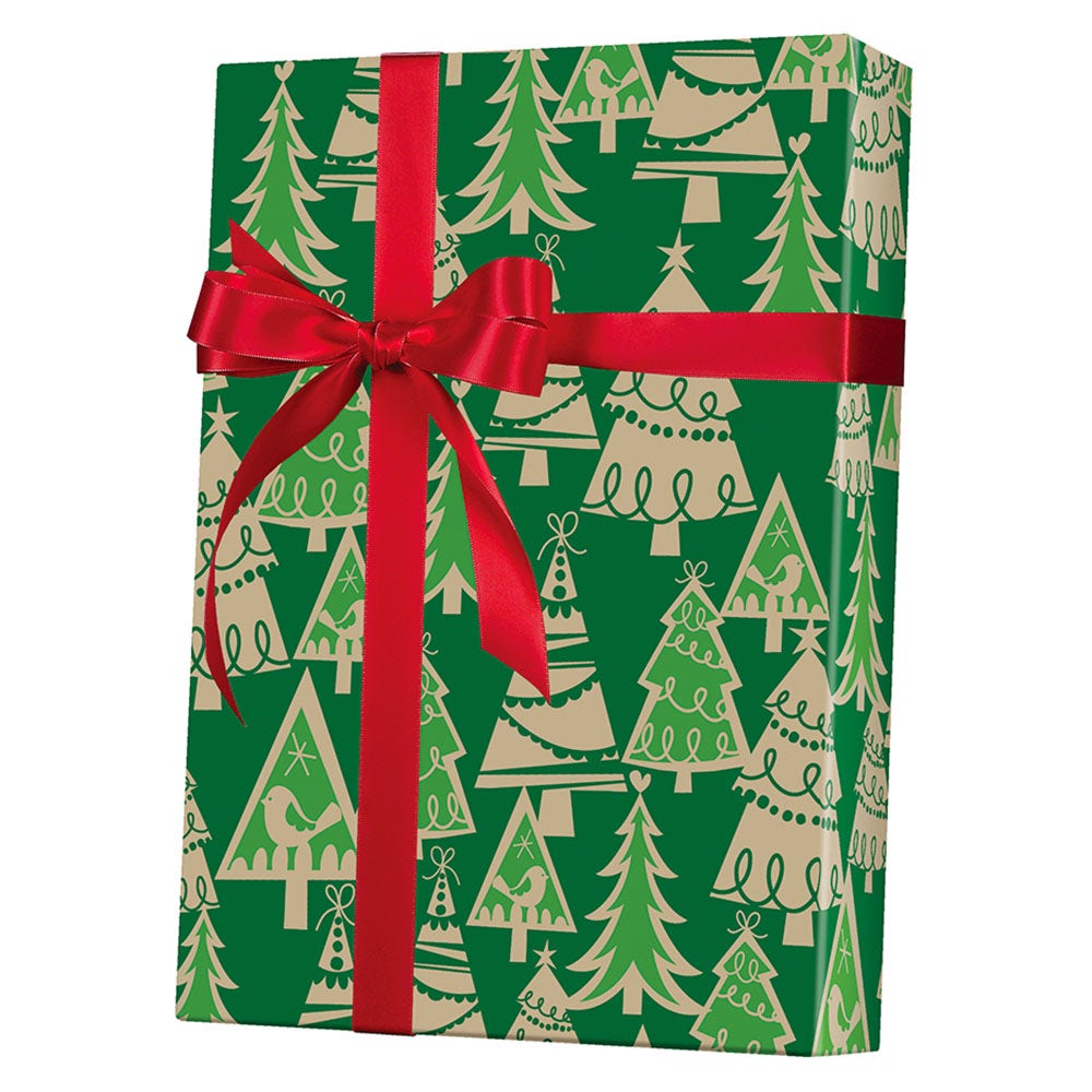 Holiday Forest Gift Wrap