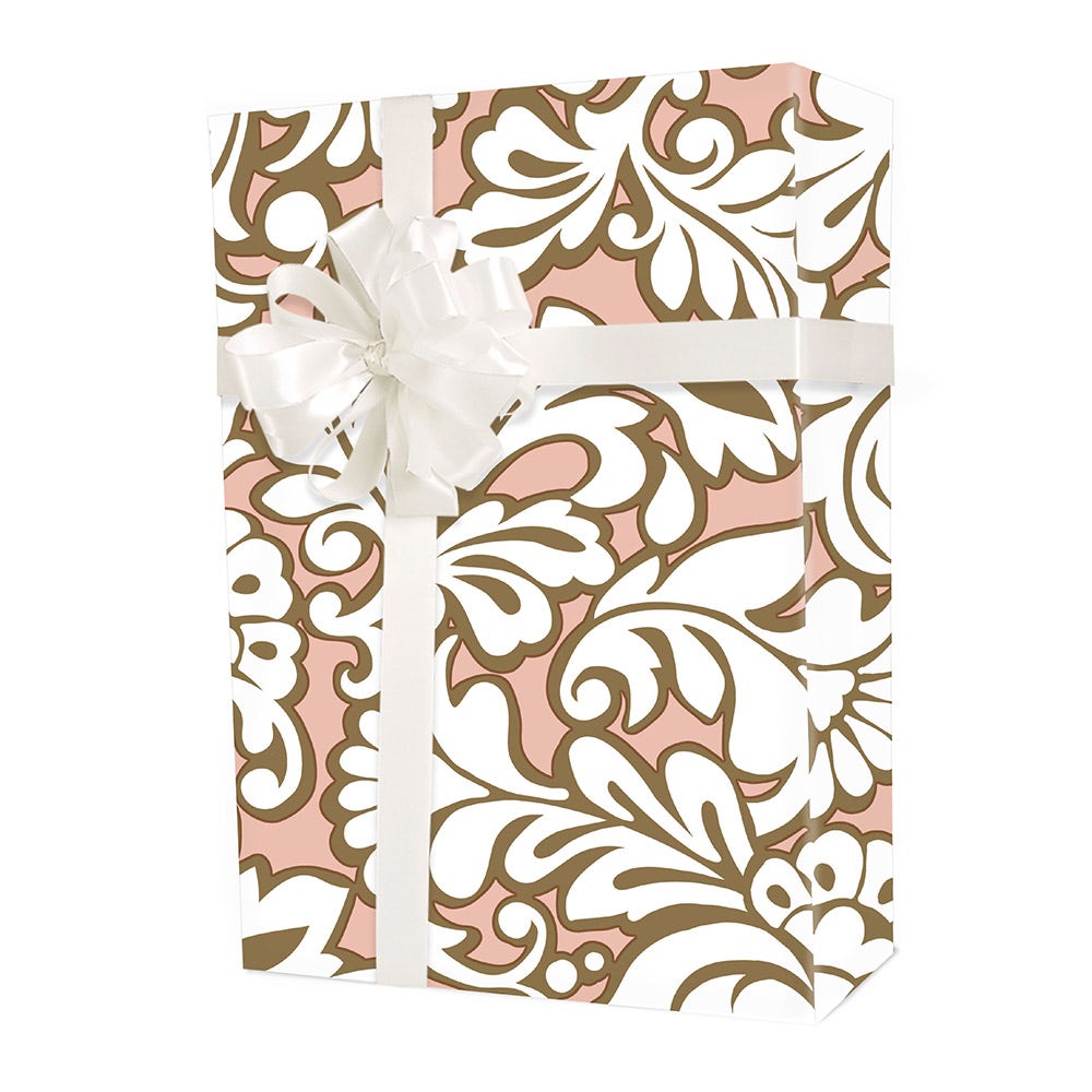 Blush Blooms Gift Wrap | 24" x 100' - Eddie's Hang-Up Display Ltd.