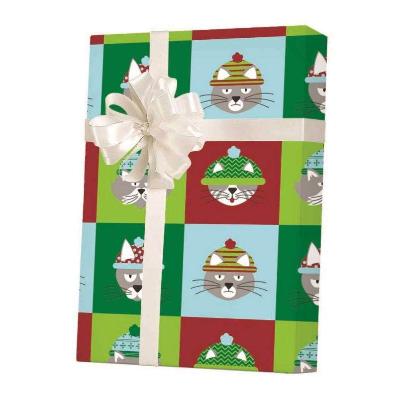 Grump Cats Wearing Hats Gift Wrap
