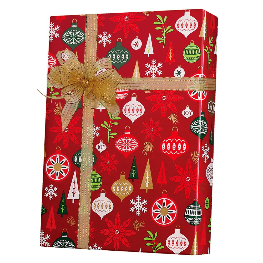 Holiday Happening Reversible Gift Wrap