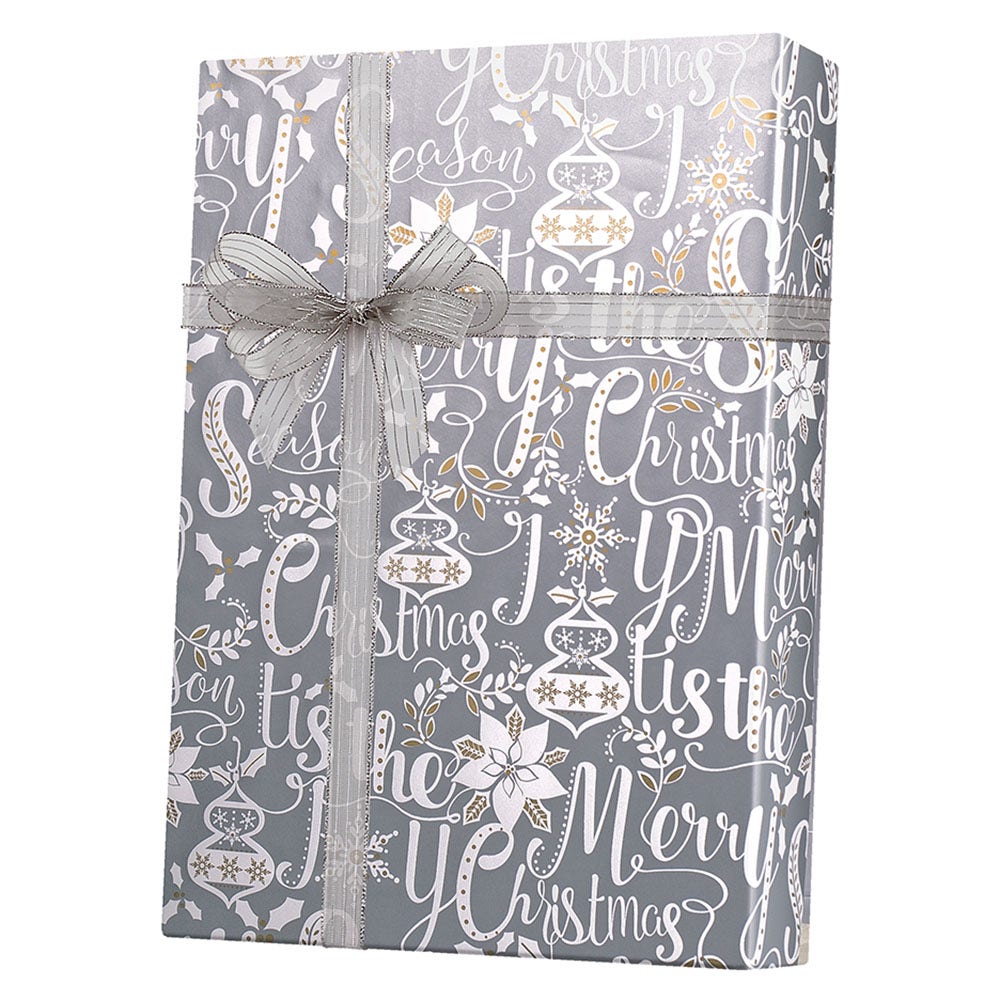 Scripted Holiday Gift Wrap