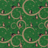 Skating Penguins Green Kraft Gift Wrap