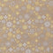 Gold and Silver Snowflakes Kraft Gift Wrap
