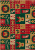Christmas Squares Kraft Gift Wrap | 27.5" x 82' - Eddie's Hang-Up Display Ltd.