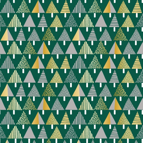 Christmas Stripe Kraft Gift Wrap