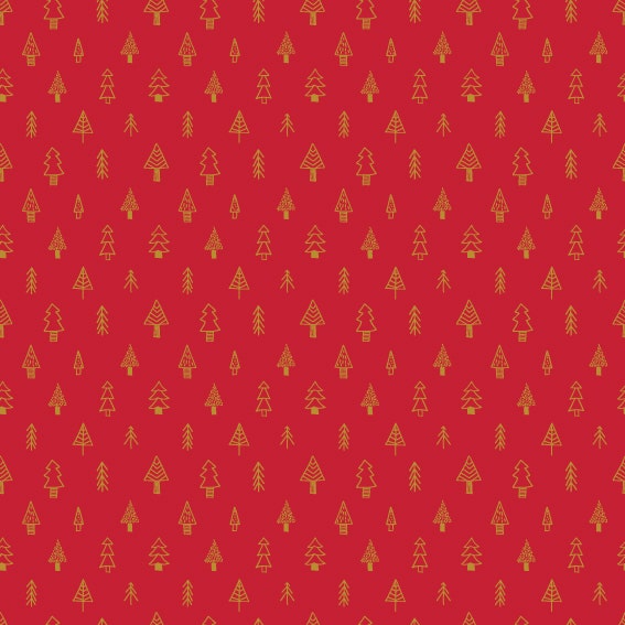 Christmas Stripe Kraft Gift Wrap