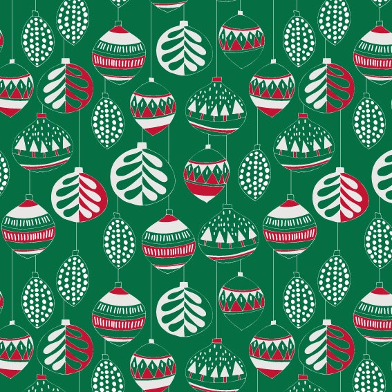 Christmas Stripe Kraft Gift Wrap