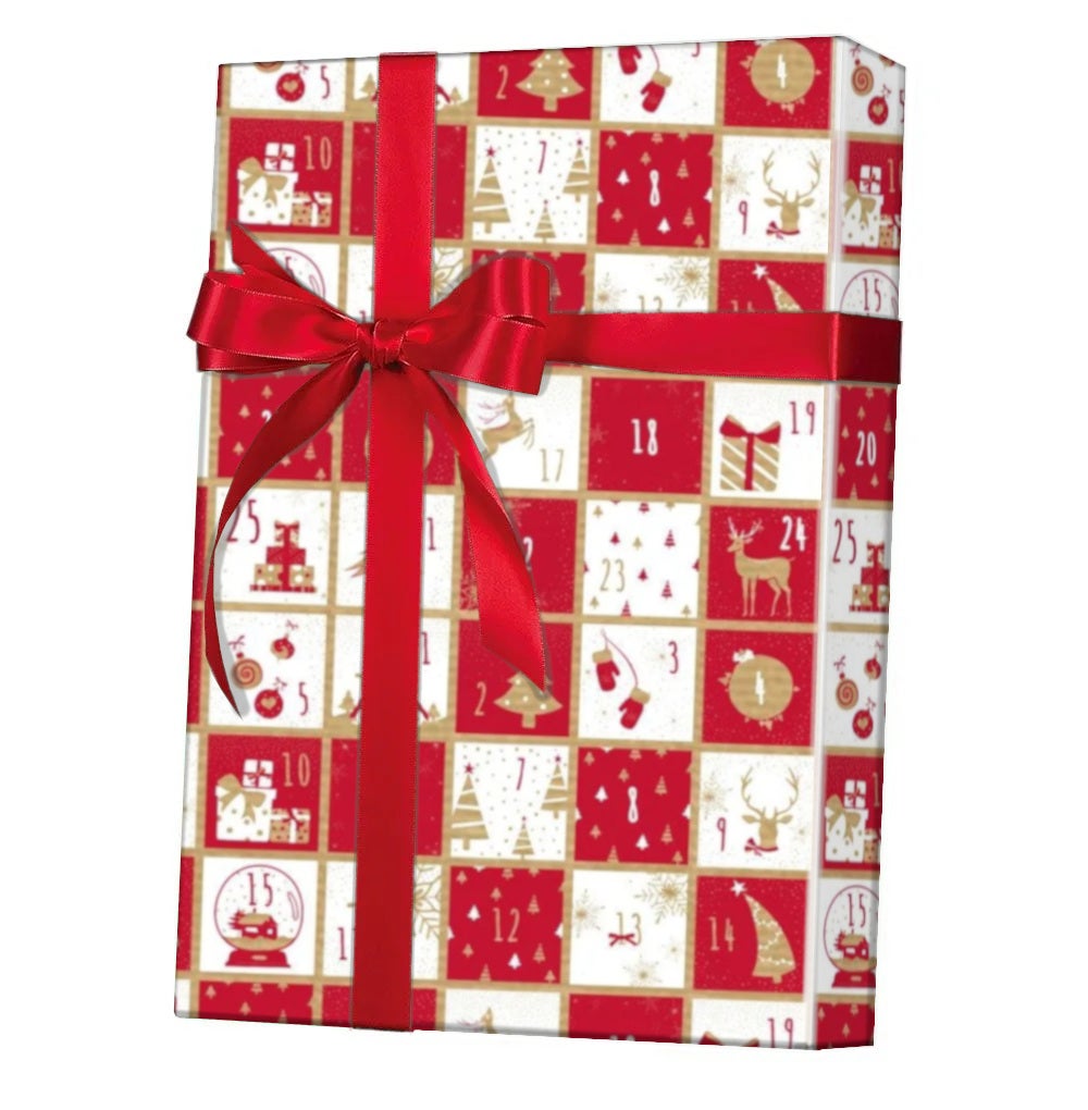 Christmas Calendar Gift Wrap