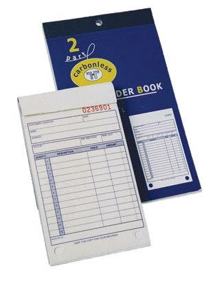 Sales Order Books - Eddie's Hang-Up Display Ltd.