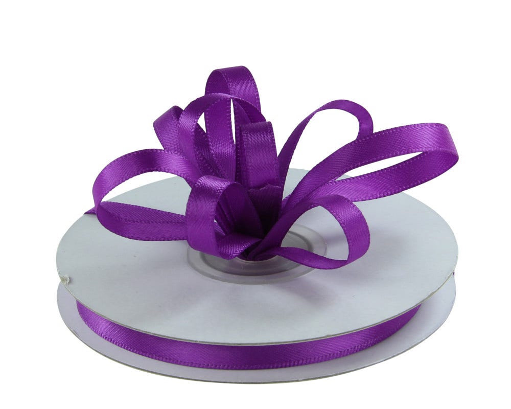 Double Faced Satin Ribbon | 100 Yard Rolls - Eddie's Hang-Up Display Ltd.