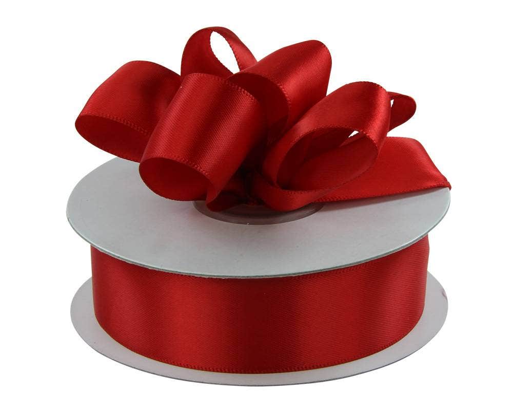 Double Faced Satin Ribbon | 100 Yard Rolls - Eddie's Hang-Up Display Ltd.