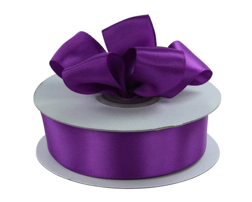 Double Faced Satin Ribbon | 100 Yard Rolls - Eddie's Hang-Up Display Ltd.
